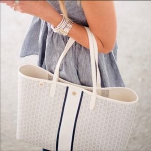 NWT 🌟Tory Burch Gemini Link Tote New Ivory stripe